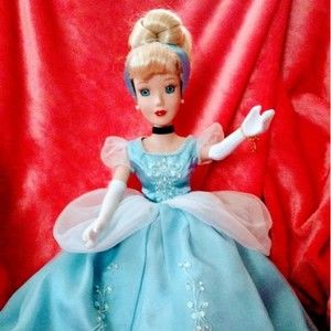 Vintage The Brass Key Collection Porcelain Cinderella Doll 16 inches Tall